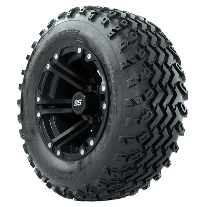 GTW 12 inch Specter matte black wheels with Rogue all-terrain tires - Set of Four
