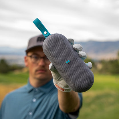 PPG A2 SLIM GPS Golf Speaker Powered by Golf Logix - Light Blue