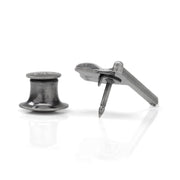 Golf 18th Hole Antique Silver Lapel Pin