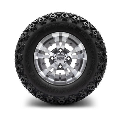 MODZ® 10" Vampire Gunmetal Wheels & Off-Road Tires Combo (Arisun X Trail All Terrain 20x10-10)