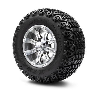MODZ® 10" Tempest Gunmetal Wheels & Off-Road Tires Combo (Arisun X Trail All Terrain 20x10-10)