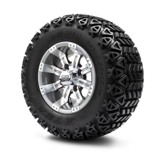 MODZ® 10" Tempest Gunmetal Wheels & Off-Road Tires Combo (Arisun X Trail All Terrain 20x10-10)