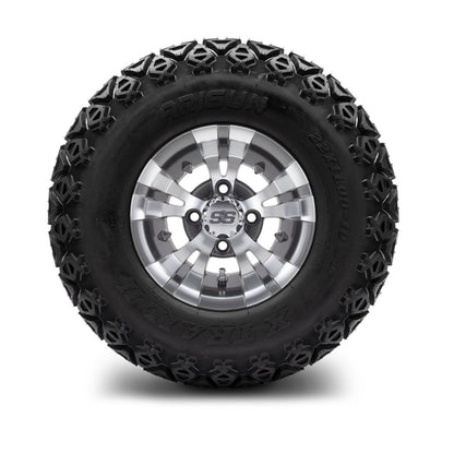MODZ® 10" Vampire Gunmetal Wheels & Off-Road Tires Combo (Arisun X Trail All Terrain 22x11-10)