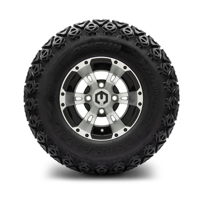 MODZ® 10" Ambush Machined Black Wheels & Off-Road Tires Combo (Arisun X Trail All Terrain 22x11-10)