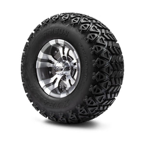 MODZ® 10" Vampire Gunmetal Wheels & Off-Road Tires Combo (Arisun X Trail All Terrain 22x11-10)