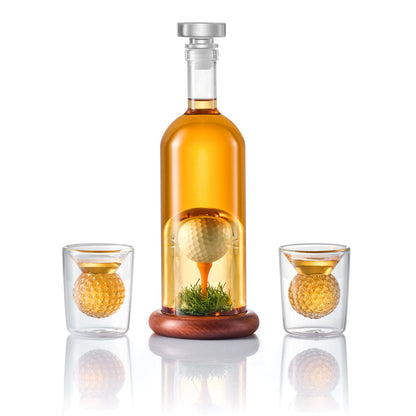 Golf Liquor Decanter Set