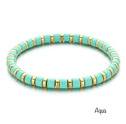 Enamel Stretch Bracelets  - Add Clip Charms