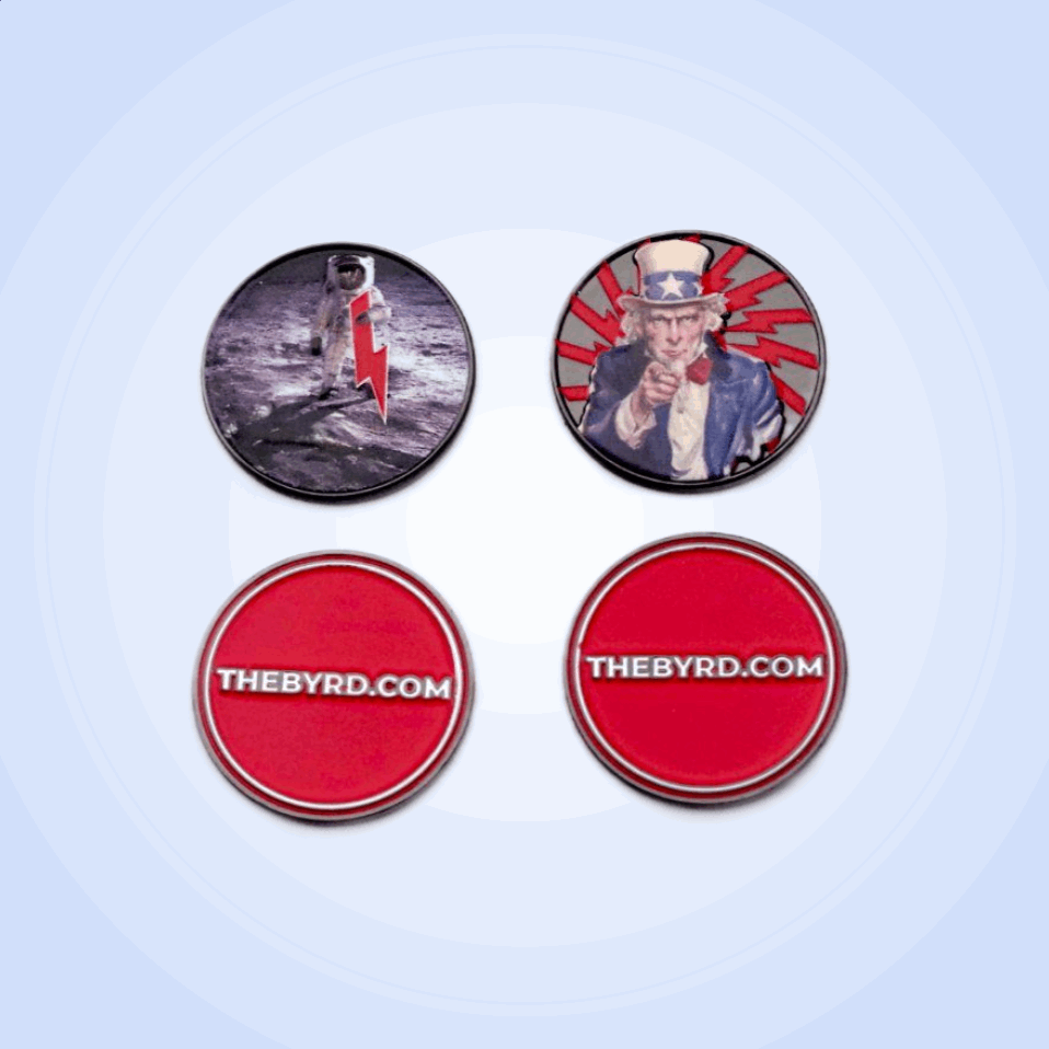 BYRD BALL MARKERS - Merica