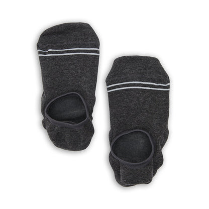 Charcoal Cotton No Show - 3 Pack