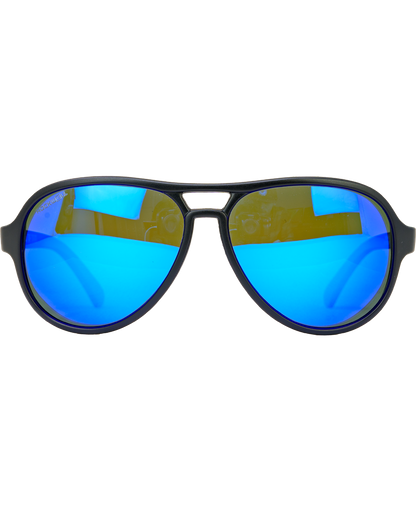 Casino (Black/Blue Mirror Polarized Lens)