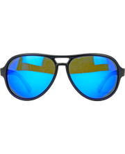 Casino (Black/Blue Mirror Polarized Lens)