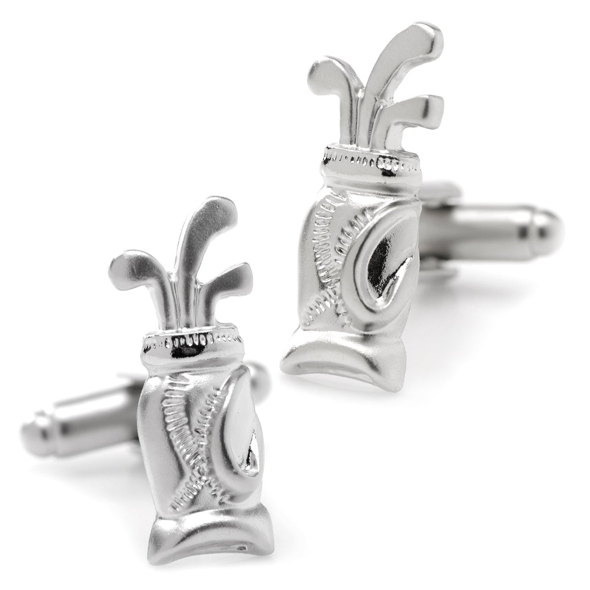 Plated Golf Bag Cufflinks