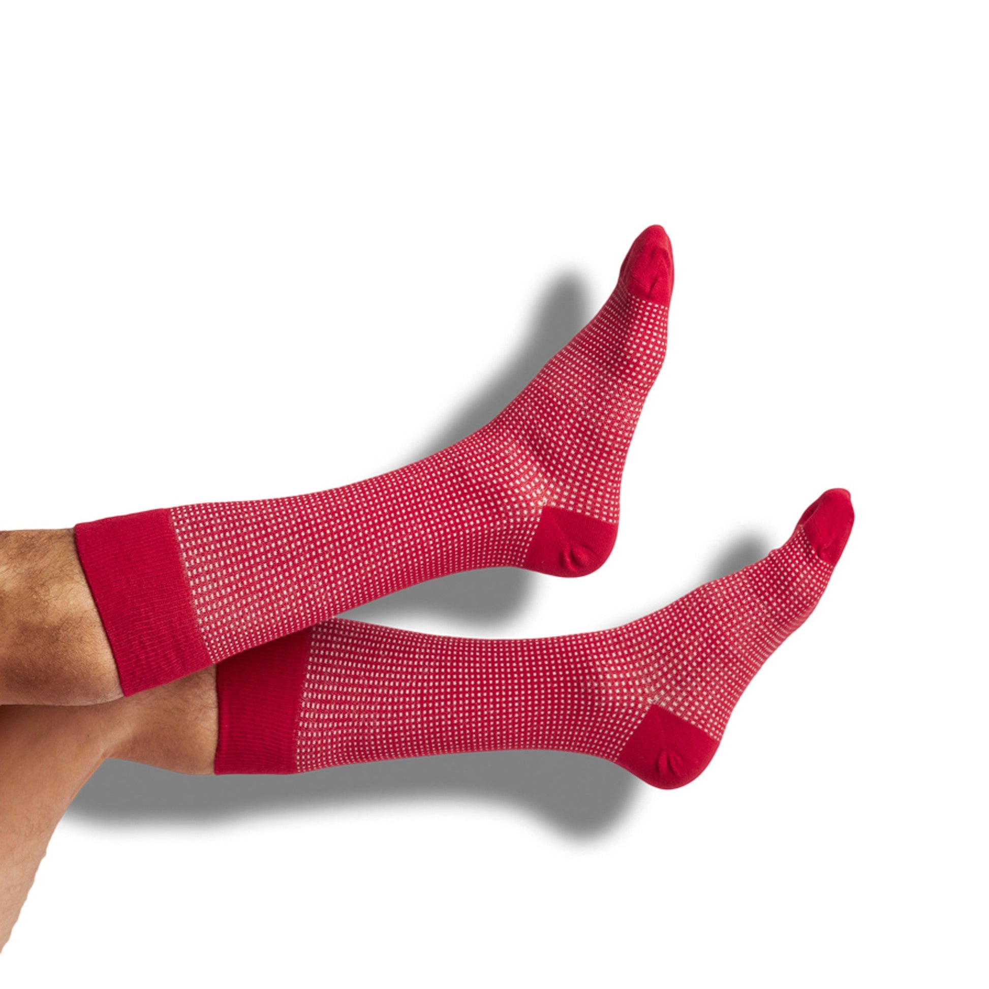 Cardinal / White Dress Socks 4-Pack