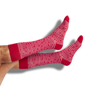 Cardinal / White Dress Socks 4-Pack