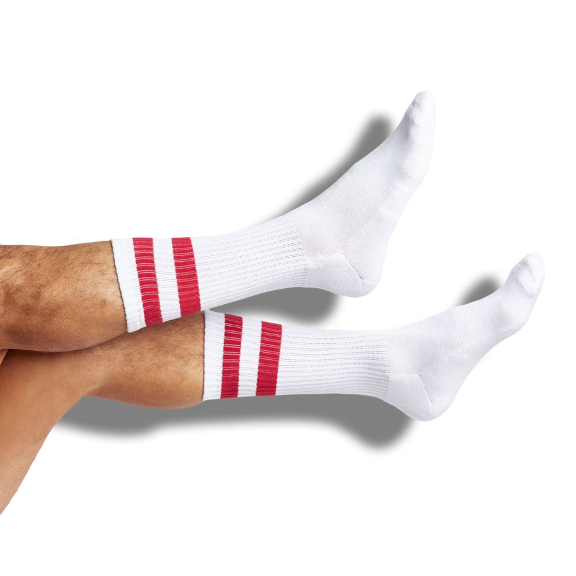 Cardinal / White Casual Socks 4 Pack