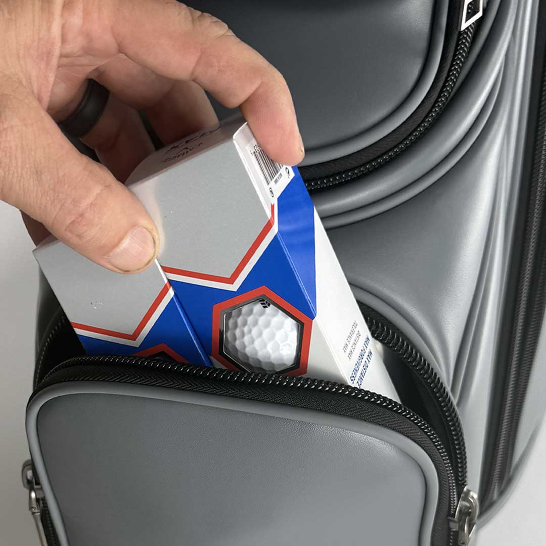 RevCore Lux Golf Cart Bag | 14 Way Velvet Lined Dividers