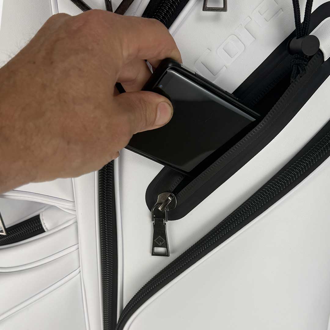 RevCore Lux Golf Cart Bag | 14 Way Velvet Lined Dividers
