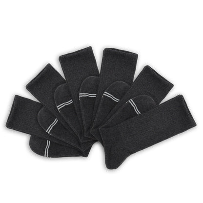 Charcoal Casual Crew 6-Pack