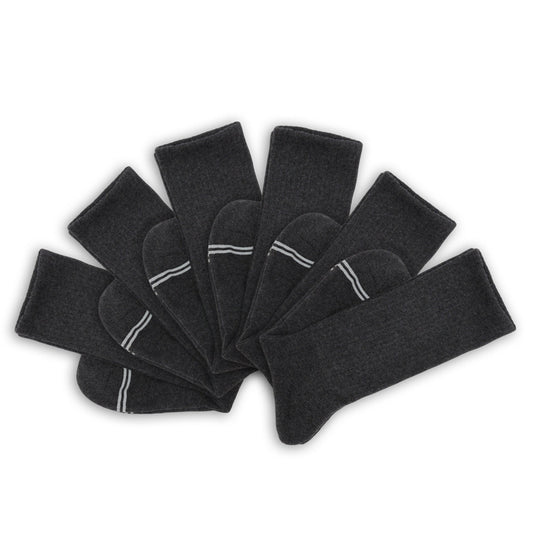 Charcoal Casual Crew 6-Pack