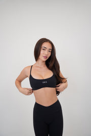 My Time Is Divine Black Sculpt V-Waist Legging