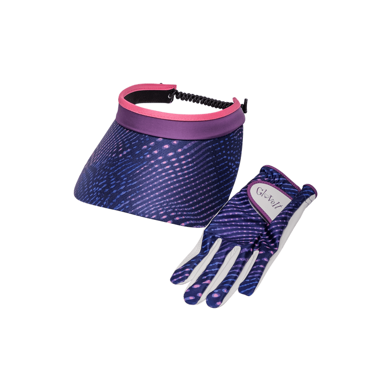 Digital Dusk Print And Solid Coil Visors