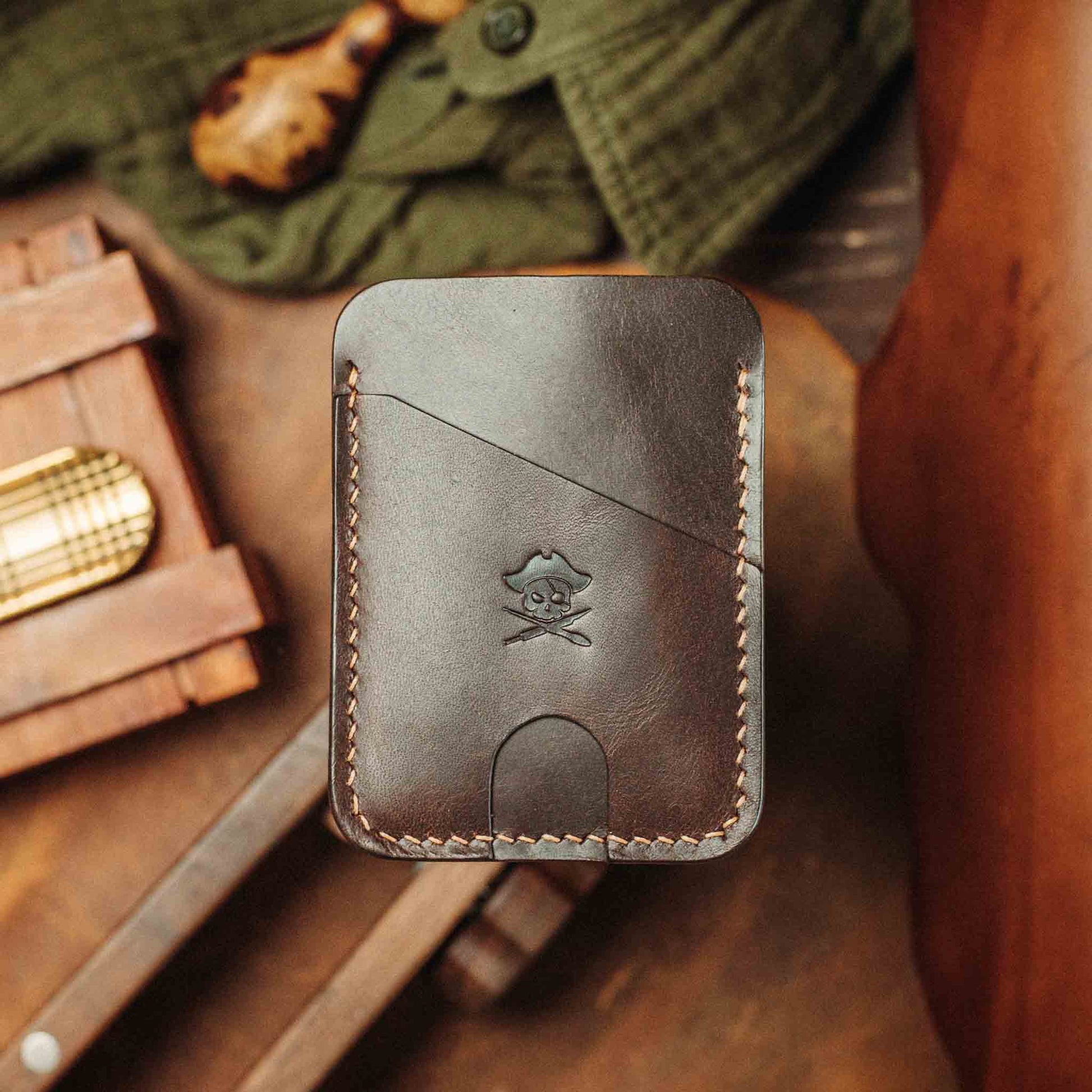 Pirate Goods Boatswain v4 Slim Wallet – Minimalist Leather EDC Card Holder
