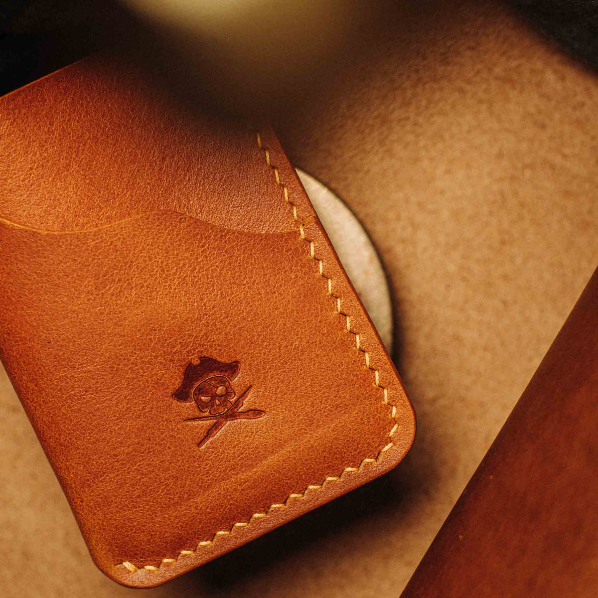 Pirate Goods Venturer v2 Slim Wallet – Minimalist Leather EDC Card Holder