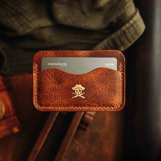 Pirate Goods Drunken Boatswain v2 Slim Wallet – Minimalist Leather EDC Card Holder
