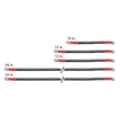 MODZ® EZGO 2-Gauge Complete Battery Cable Set