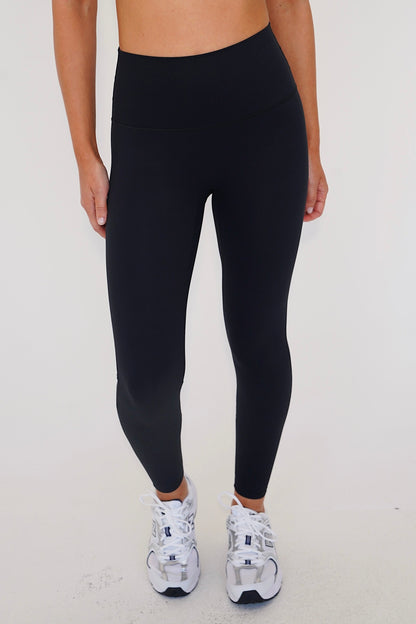 I am Beautifully Radiant Quick Dry Black Yoga Legging