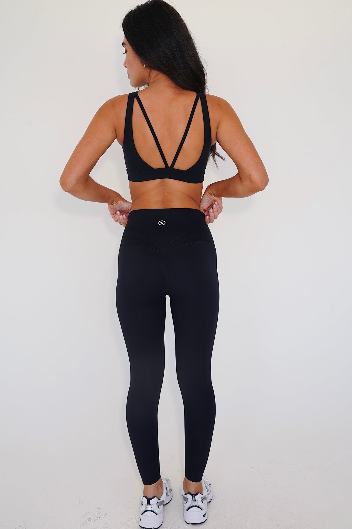 I am Beautifully Radiant Quick Dry Black Yoga Legging