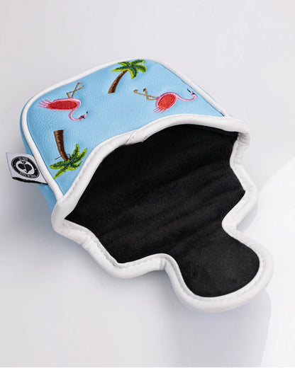 Dancing Flamingos - Mallet Putter Cover