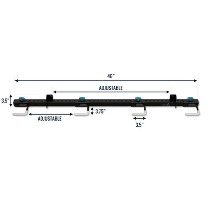 G-Golf | Adjustable Wall Storage System | Holds 300 lbs