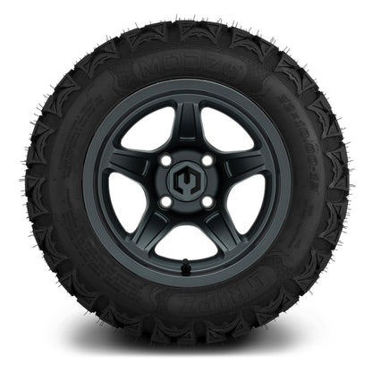MODZ® 12" Drift Gunmetal Wheels & Off-Road Tires Combo (MODZ Gripz 22x10-12)