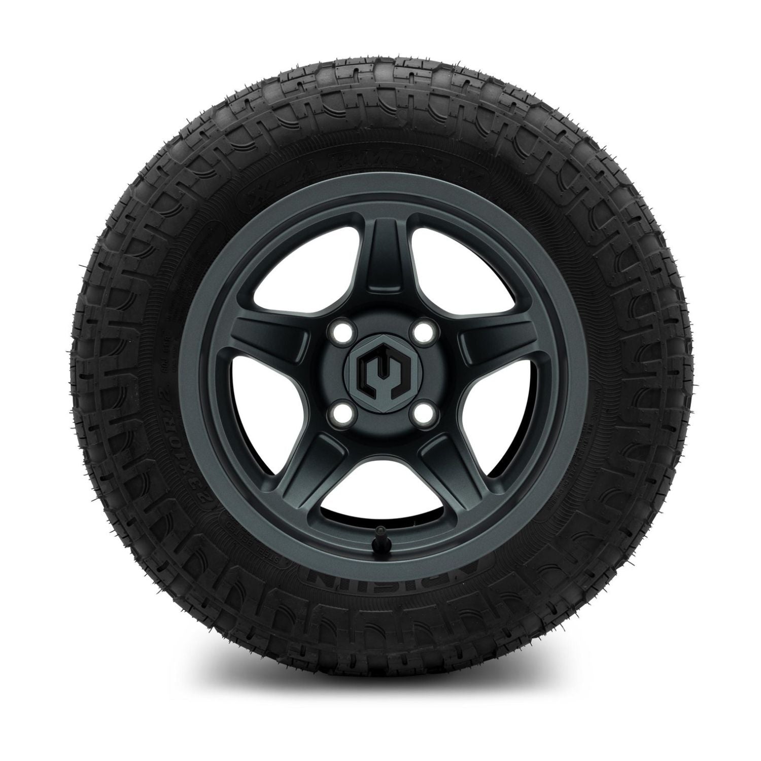 MODZ® 12" Drift Gunmetal Wheels & Off-Road Tires Combo (Arisun X-Armory Radial 23x10R-12)