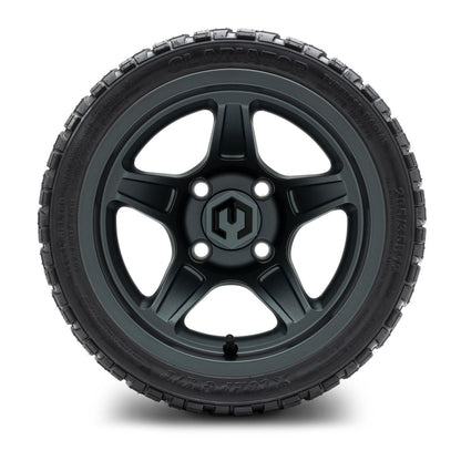 MODZ® 12" Drift Gunmetal Wheels & Off-Road Tires Combo (Xcomp Gladiator Radial 205/35R-12)