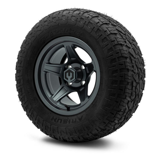 MODZ® 12" Drift Gunmetal Wheels & Off-Road Tires Combo (Arisun X-Armory Radial 23x10R-12)