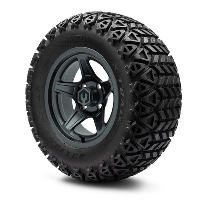 MODZ® 12" Drift Gunmetal Wheels & Off-Road Tires Combo (Arisun X-Trail All-Terrain 23x10.50-12)
