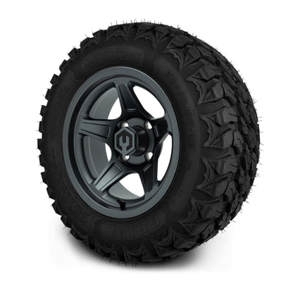MODZ® 12" Drift Gunmetal Wheels & Off-Road Tires Combo (MODZ Gripz 22x10-12)
