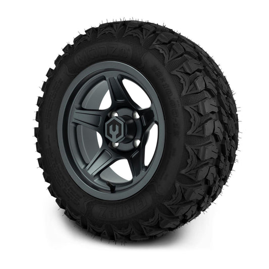MODZ® 12" Drift Gunmetal Wheels & Off-Road Tires Combo (MODZ Gripz 22x10-12)
