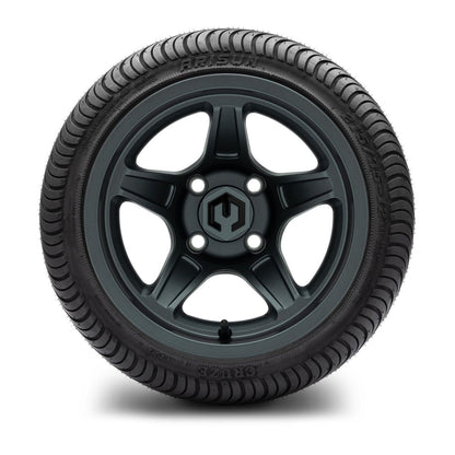 MODZ® 12" Drift Gunmetal Wheels & Street Tires Combo (Arisun Cruze 215/35-12)