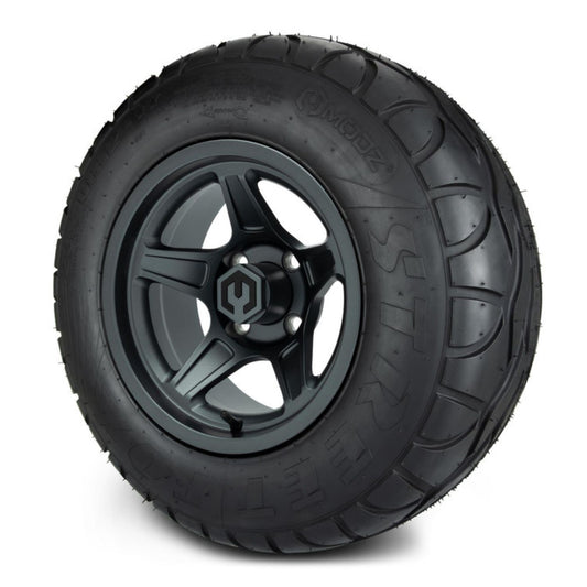 MODZ® 12" Drift Gunmetal Wheels & Street Tires Combo (MODZ Street Fox Radial 23x10-12)