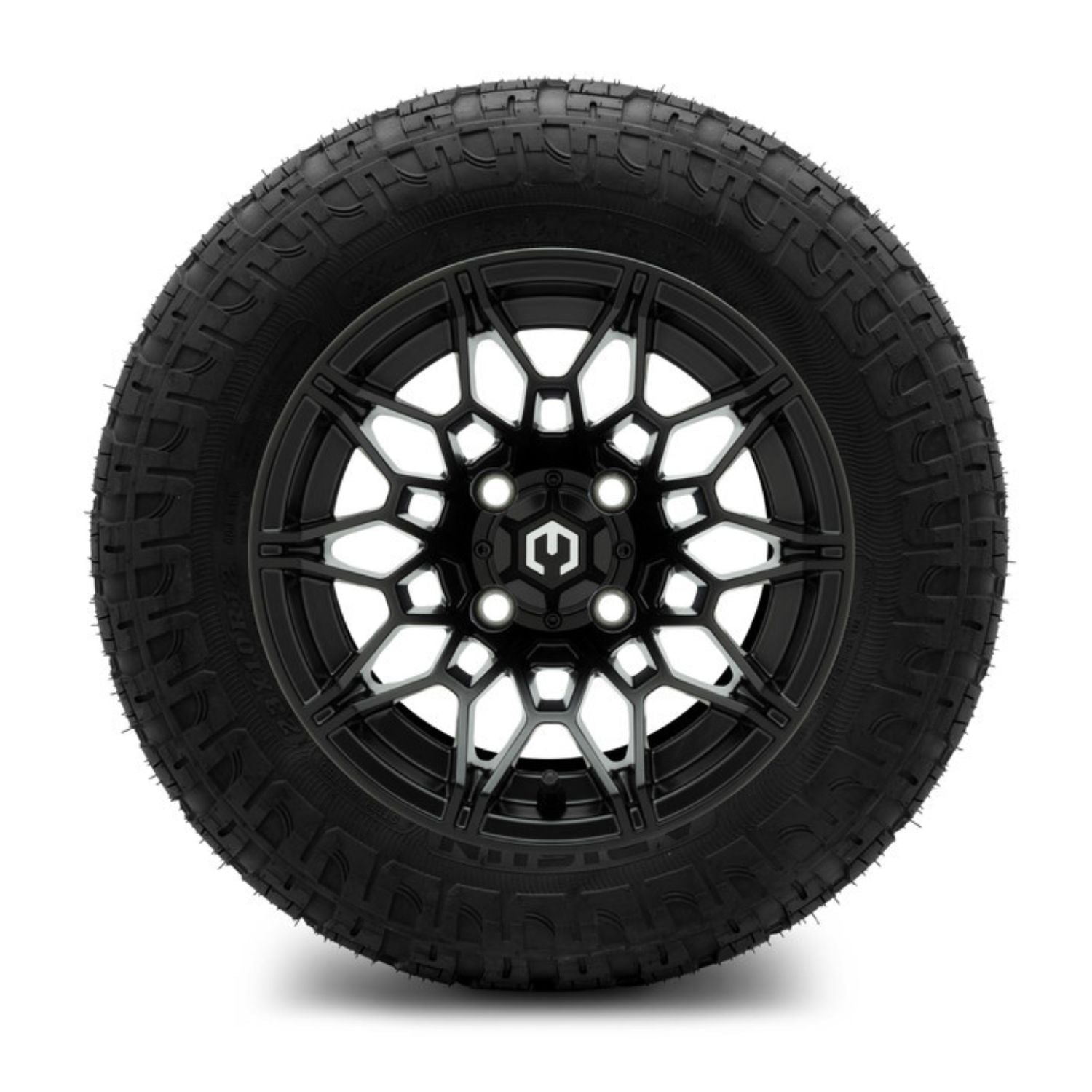 MODZ® 12" Galaxy Matte Black Wheels & Off-Road Tires Combo (Arisun X-Armory Radial 23x10R-12)