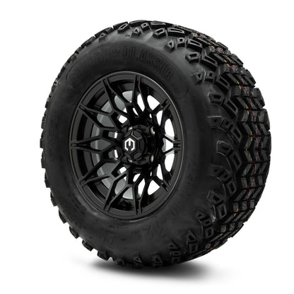 MODZ® 12" Galaxy Matte Black Wheels & Off-Road Tires Combo (Sahara Classic 23x10-12