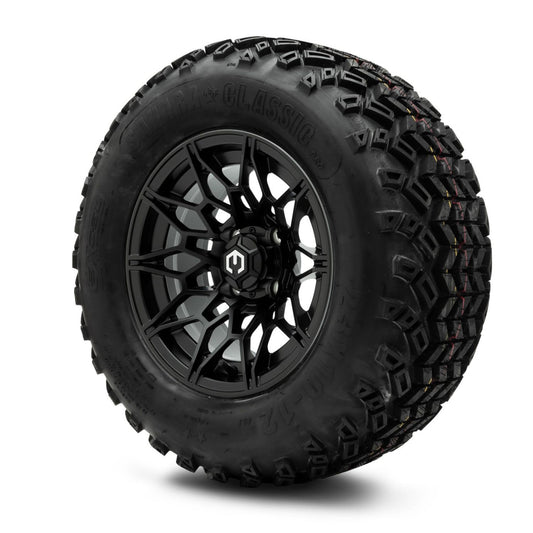 MODZ® 12" Galaxy Matte Black Wheels & Off-Road Tires Combo (Sahara Classic 23x10-12