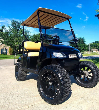 MODZ® 14" Assault Glossy Black with Ball Mill Wheels & Off-Road Tires Combo (Xcomp Gladiator 23-10-14 Radial)