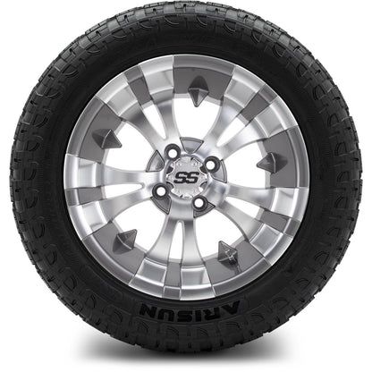 MODZ® 14" Vampire Gunmetal Wheels & Off-Road Tires Combo (Arisun X-Armory All-Terrain 23x10-14 Radial)