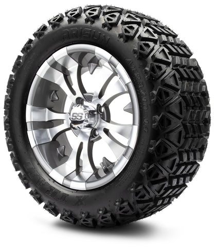 MODZ® 14" Vampire Gunmetal Wheels & Off-Road Tires Combo (Arisun X-Trail All-Terrain 23x10-14)