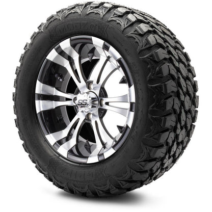 MODZ® 14" Vampire Machined Black Wheels & Off-Road Tires Combo (MODZ Gripz 23x10-14)