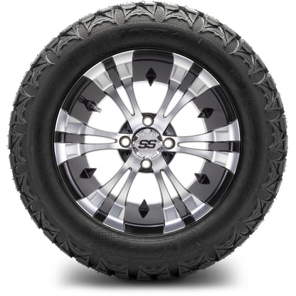MODZ® 14" Vampire Machined Black Wheels & Off-Road Tires Combo (MODZ Gripz 23x10-14)